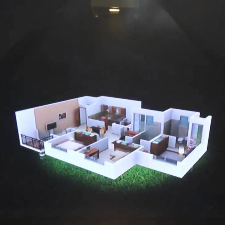 3D Hologram Real Estate model